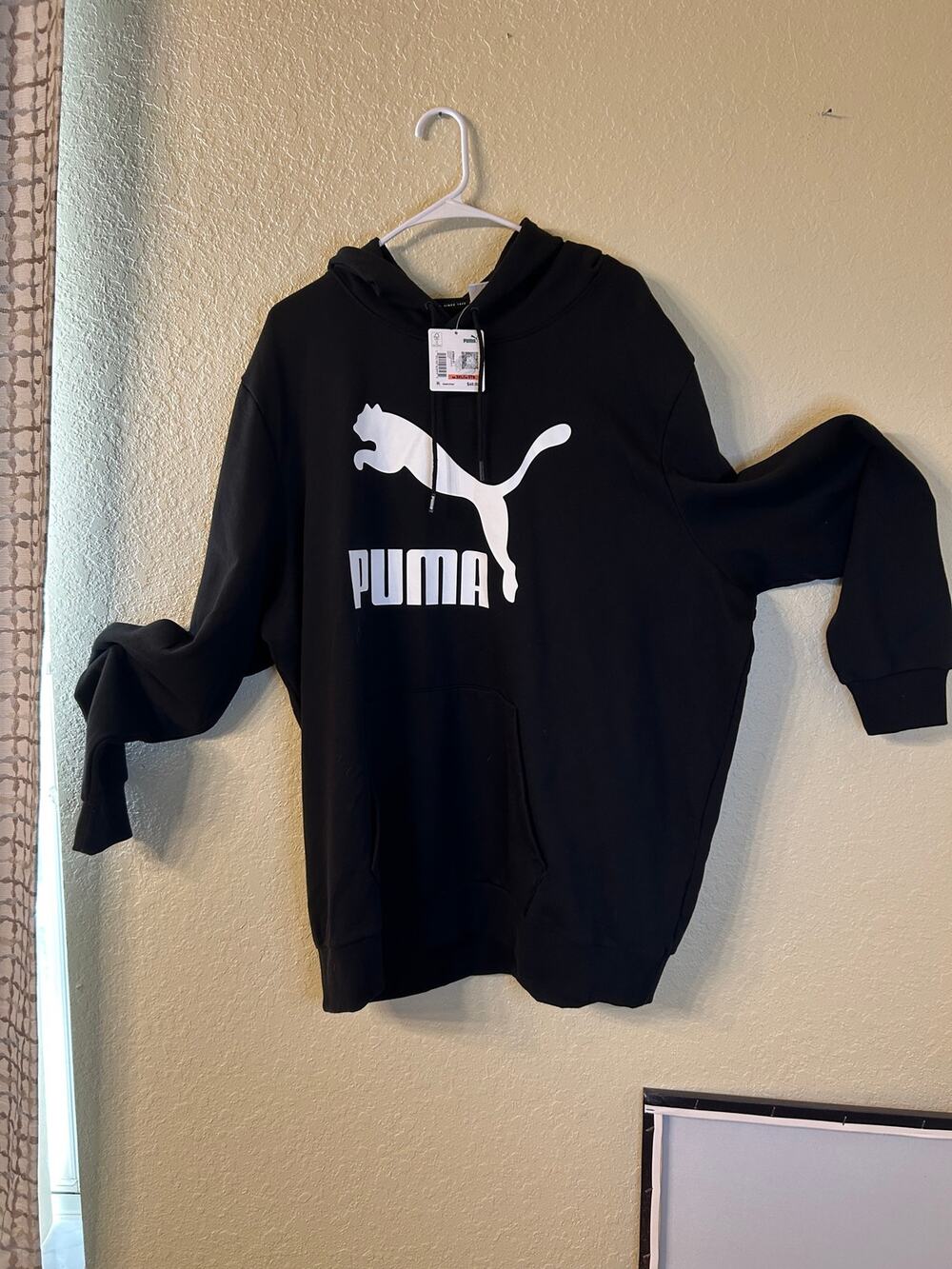 NWT PUMA Men's Essentials No. 1 Logo Fleece Hoodie Black White 3XL Big & Tall